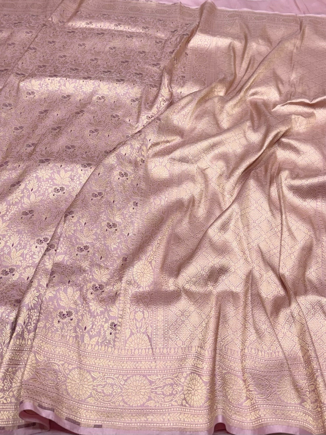 Banarasi Minakari Pure Katan Silk Brocade Saree