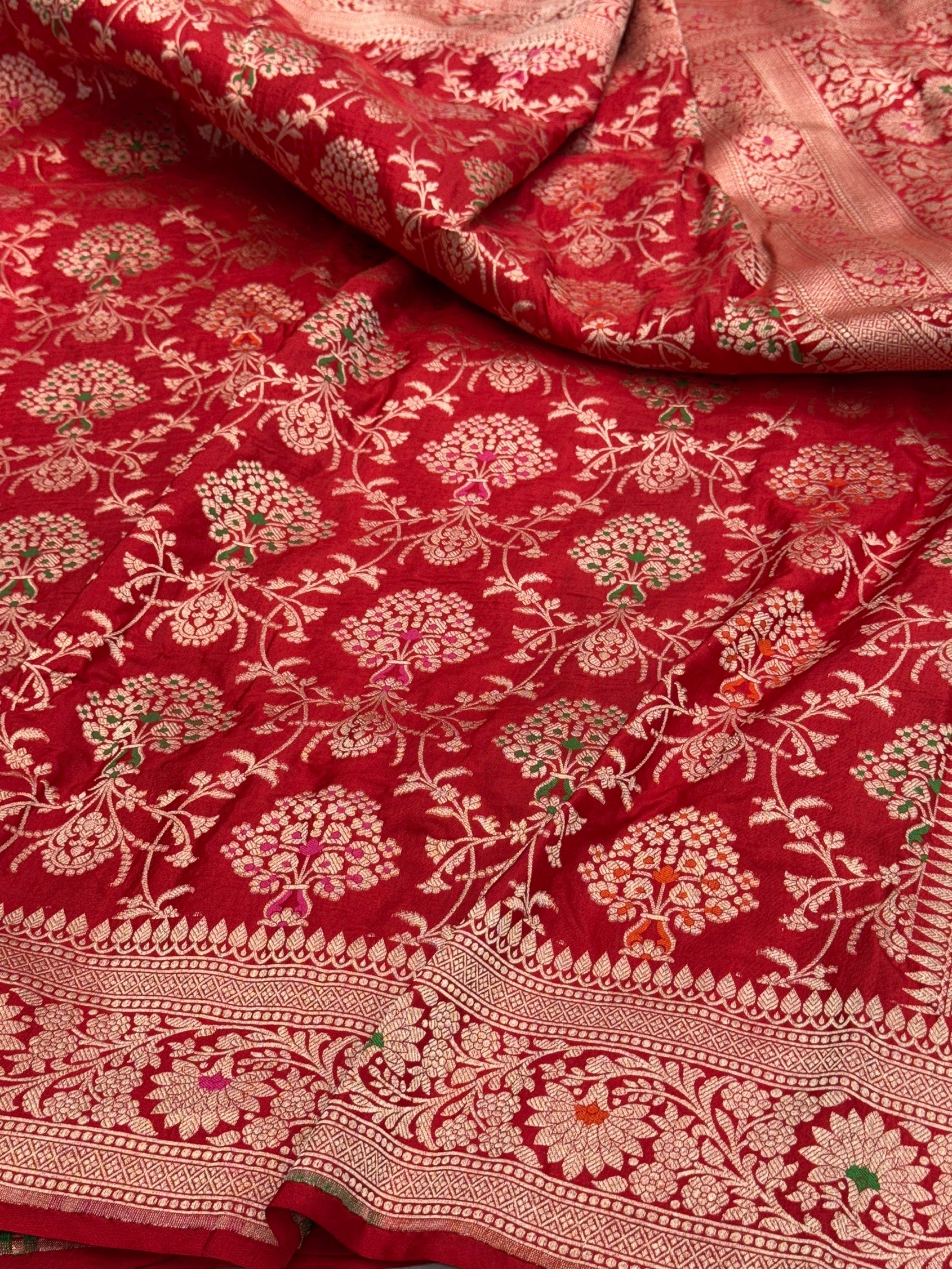 Banarasi Minakari Pure Katan Silk Saree