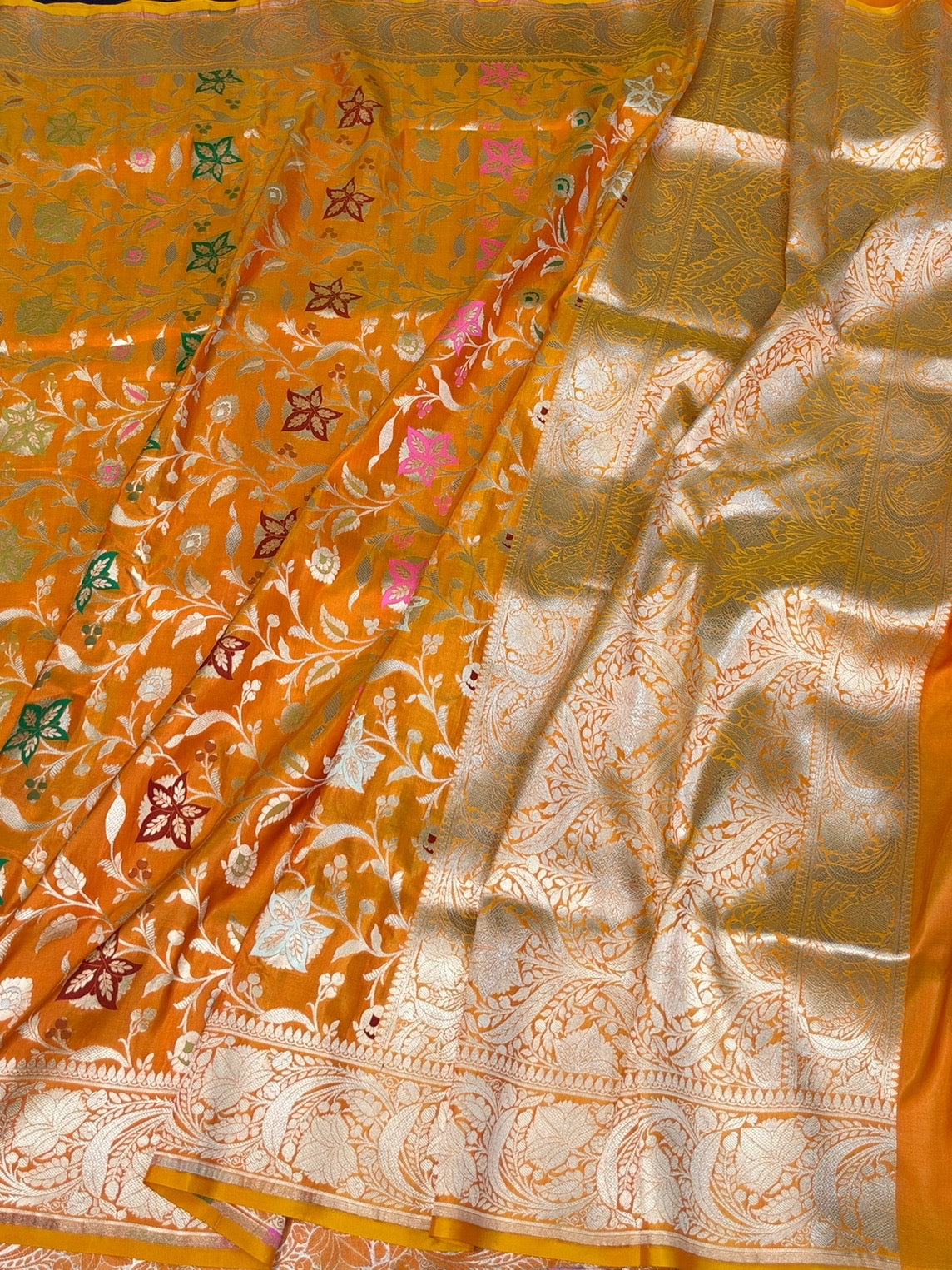 Banarasi Minakari Pure Katan Silk Saree