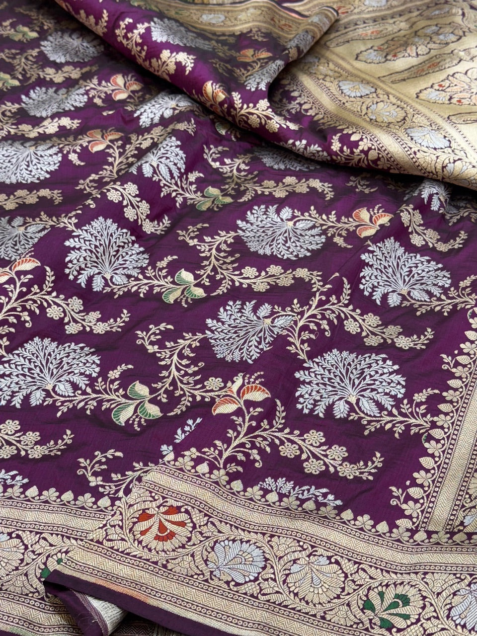Banarasi Minakari Pure Silk Saree