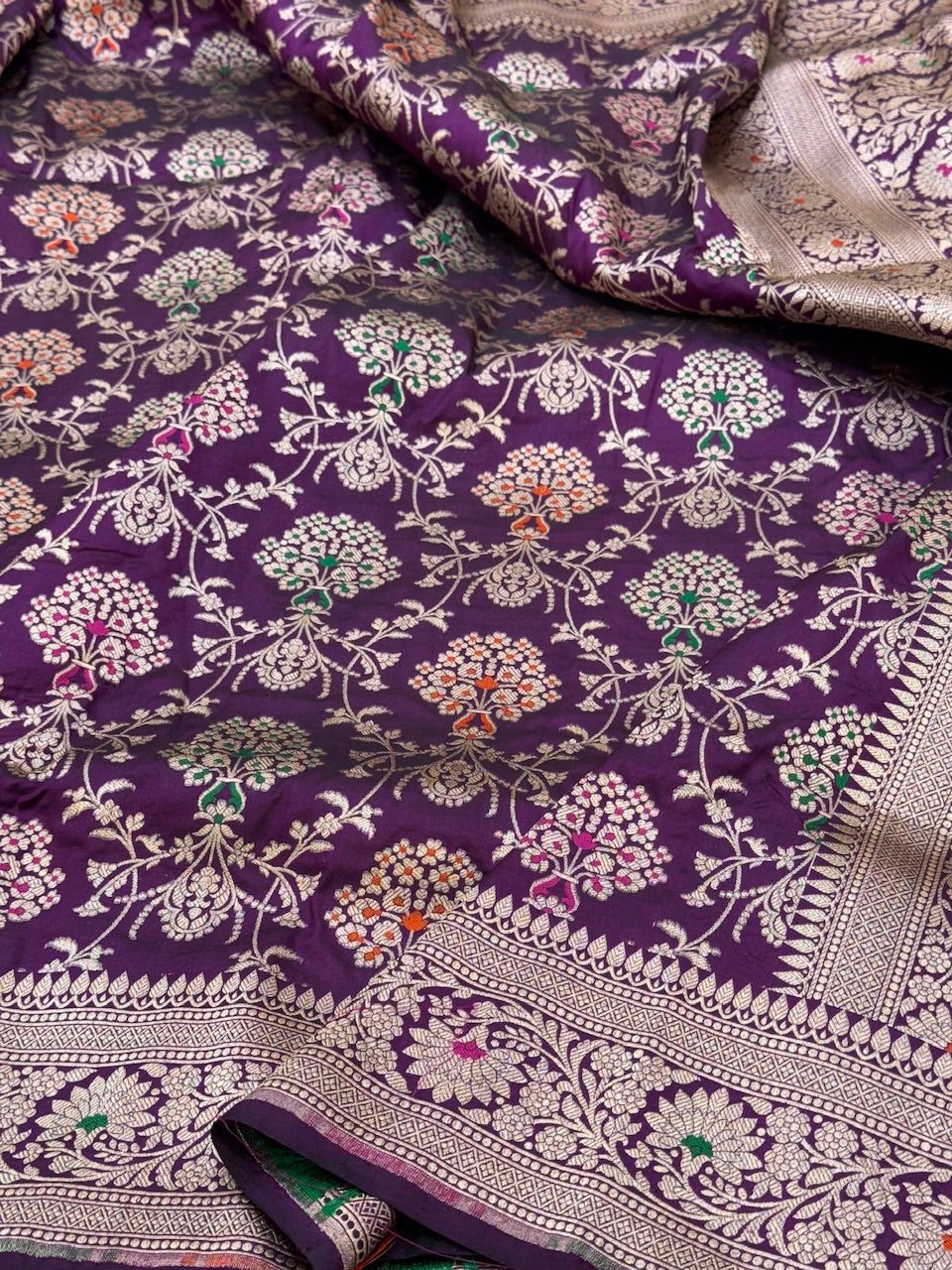 Banarasi Minakari Pure Silk Saree