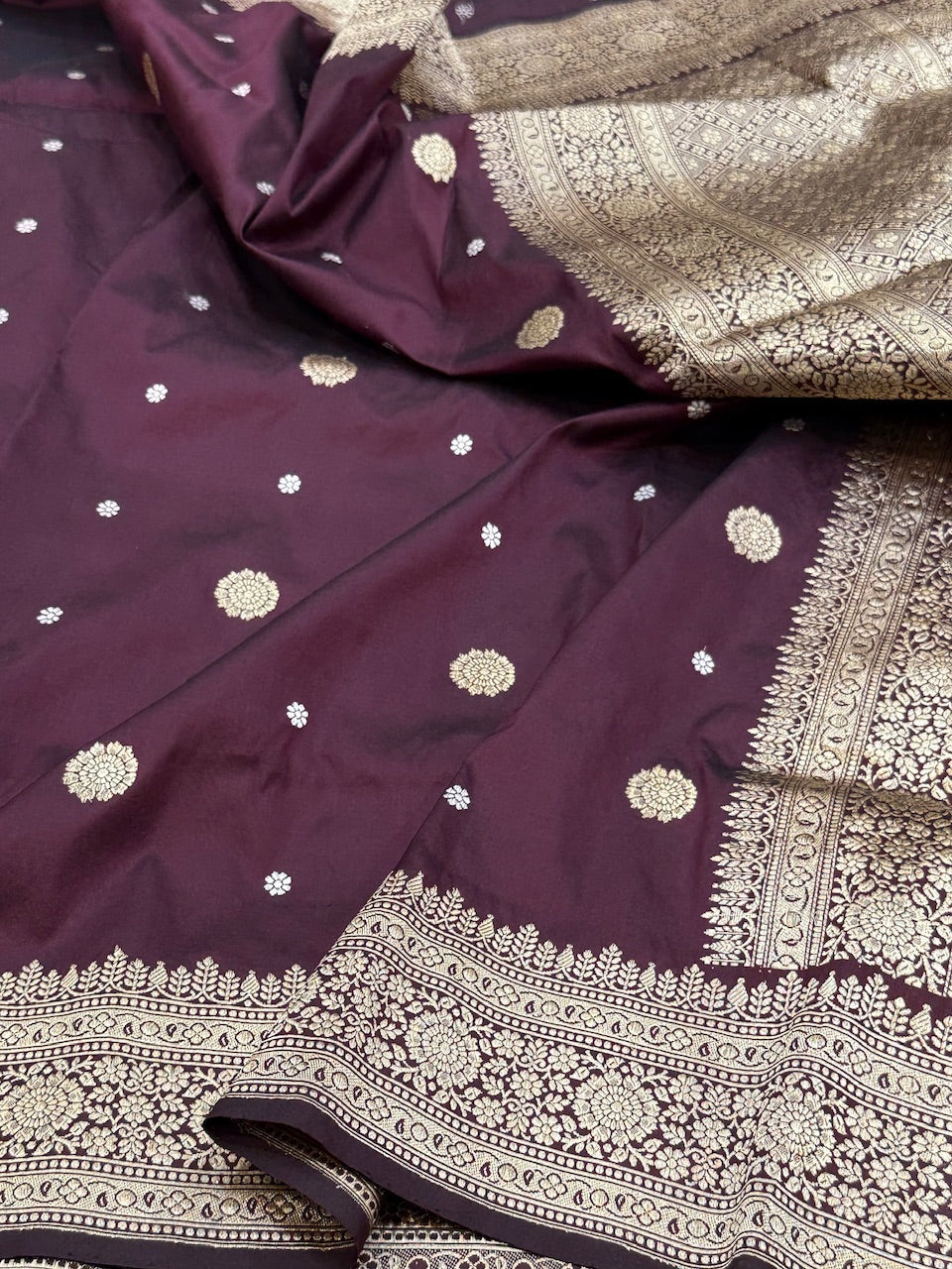 Handwoven Vintage Pure Silk Saree