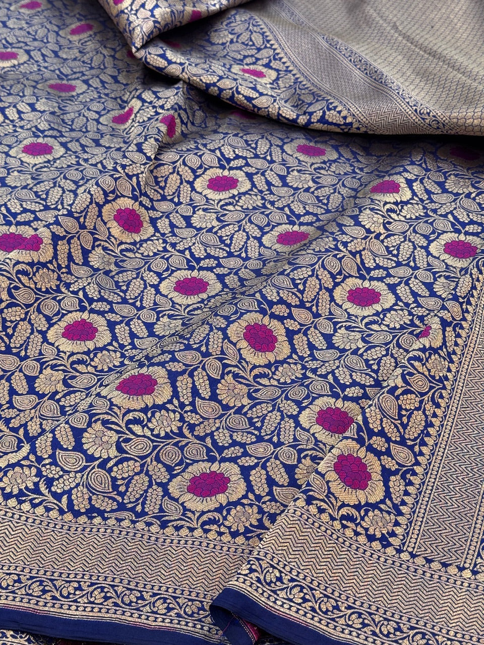 Banarasi Minakari Pure Silk Brocade Saree