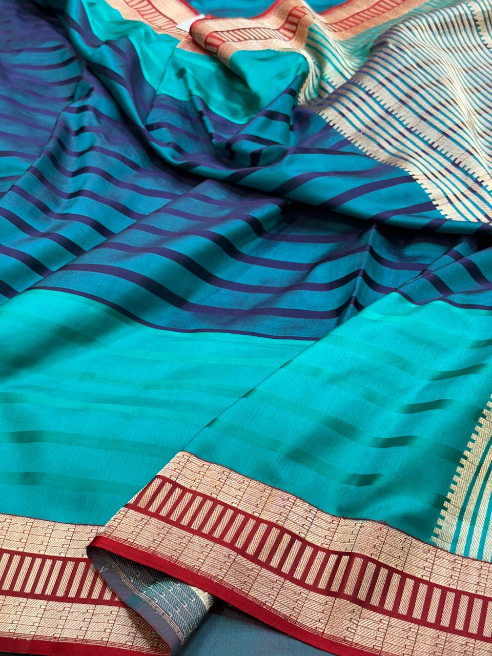 Handwoven Banarasi Pure Satin Tanchoi Silk Saree