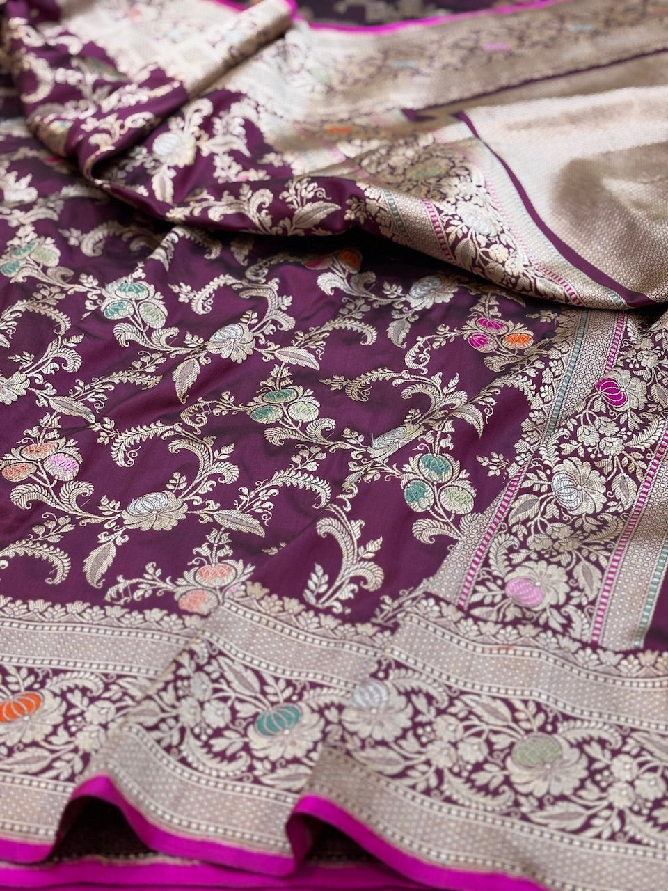 Handwoven Pure Banarasi Silk Saree