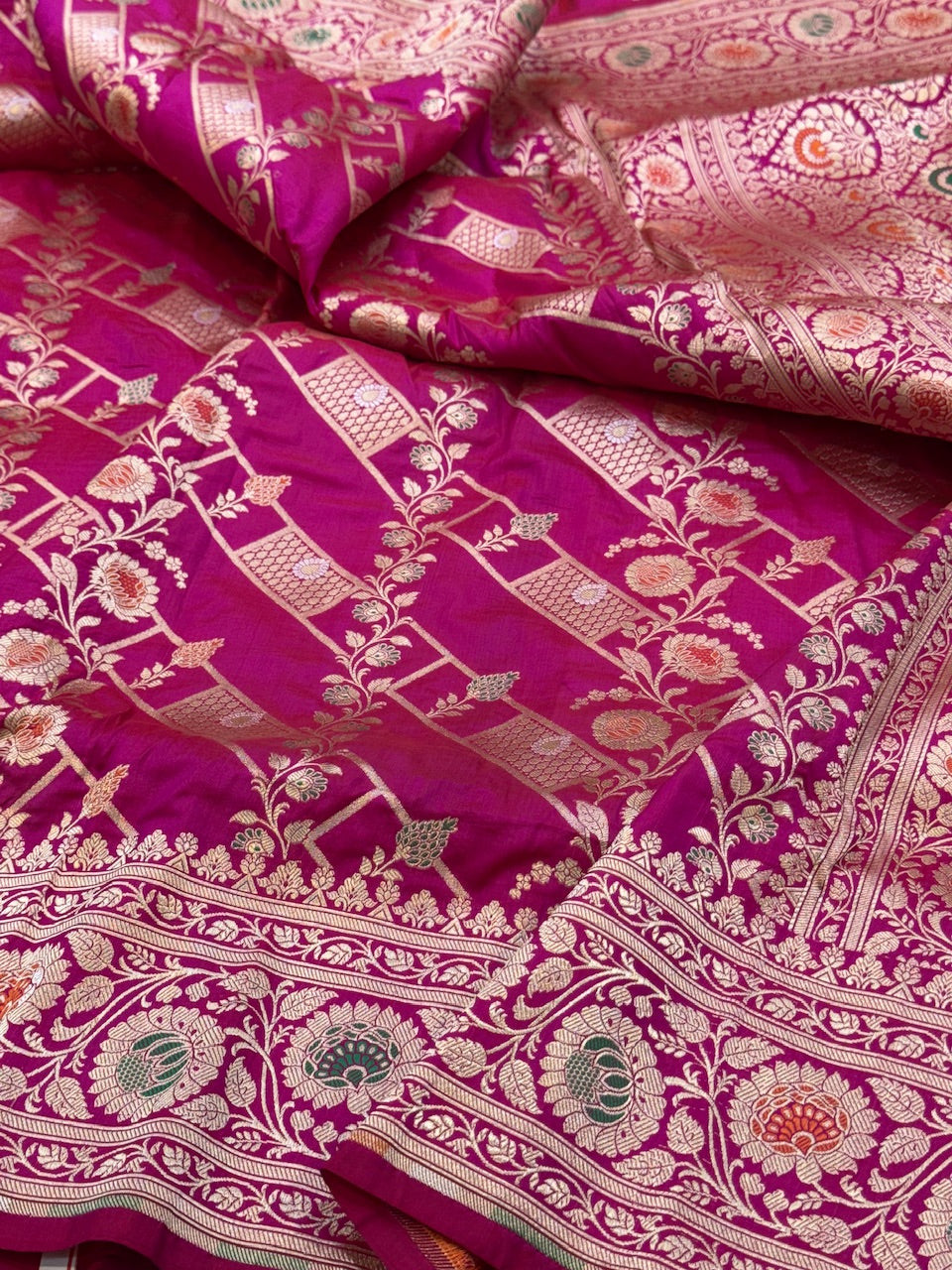 Banarasi Minakari Pure Silk Saree