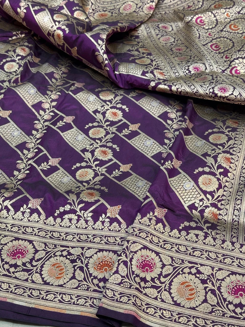 Banarasi Minakari Pure Silk Saree