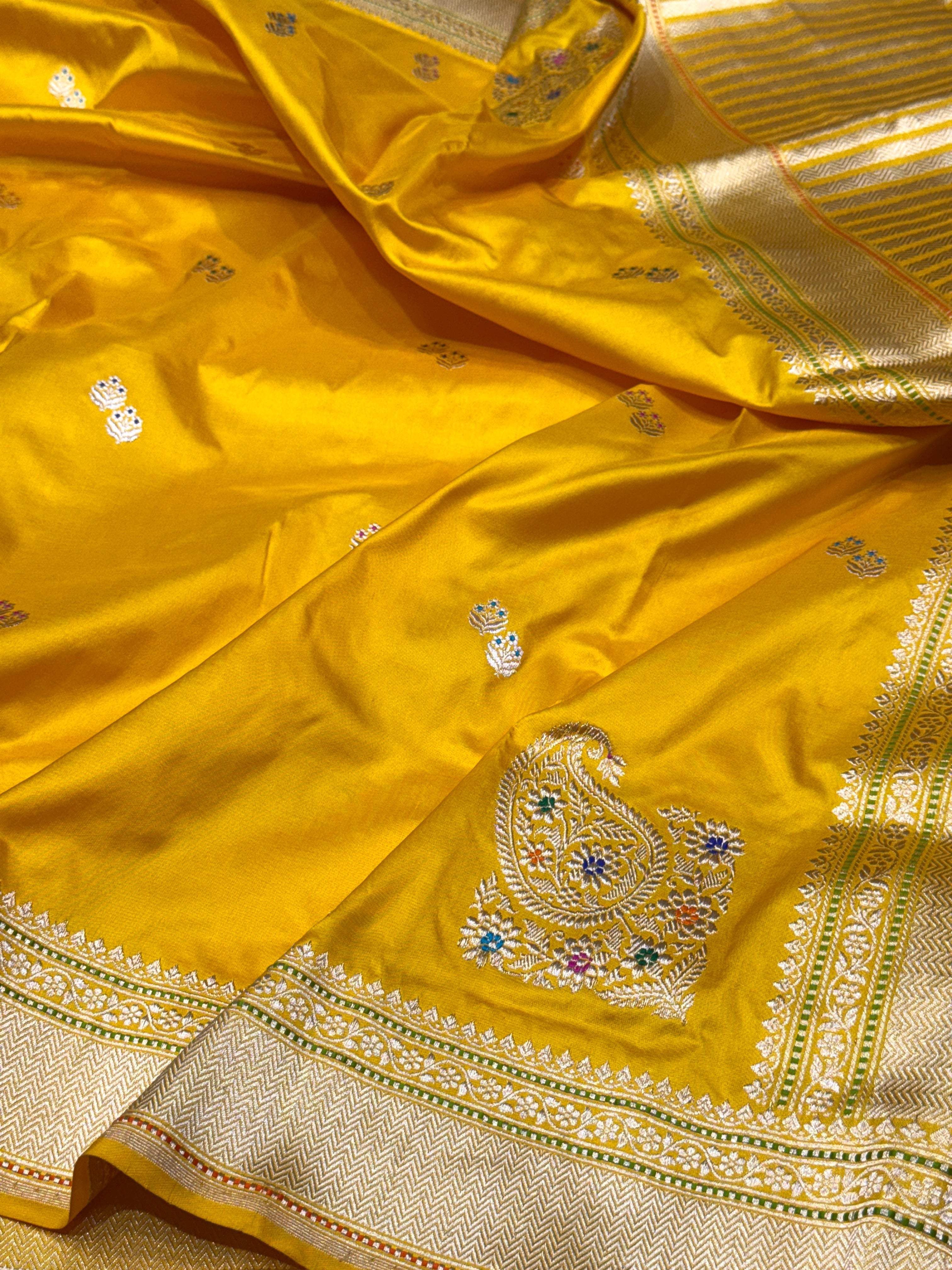 Handwoven Koniya Pure Banarasi Silk Saree