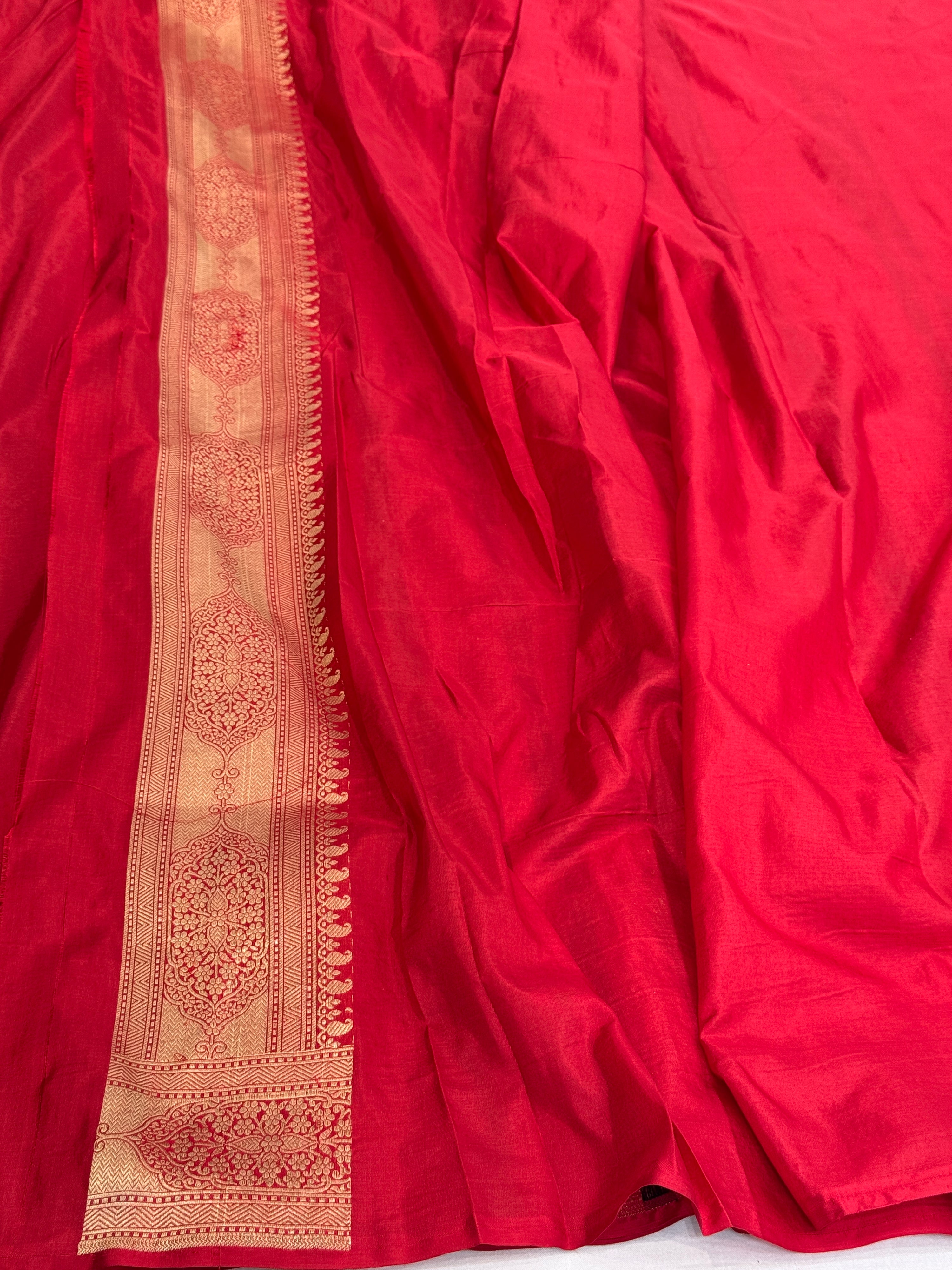 Banarasi Minakari Pure Katan Silk Brocade Saree