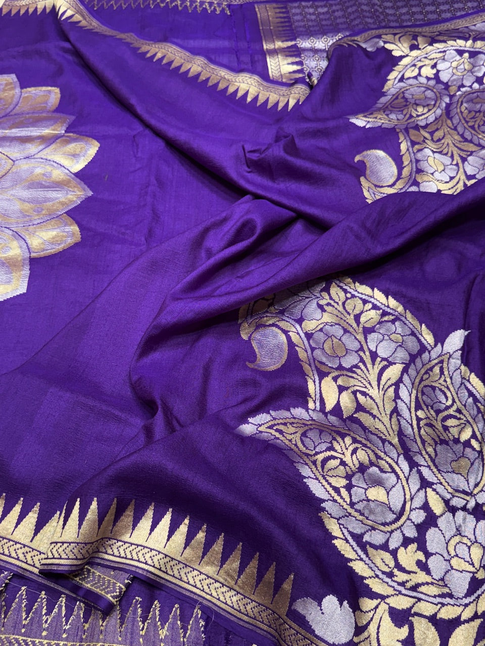 Banarasi Pure Tussar Georgette Saree