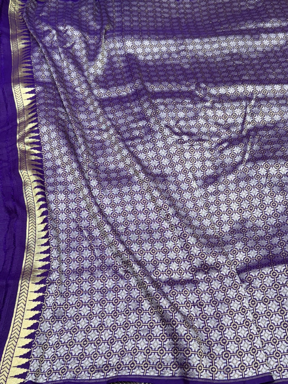 Banarasi Pure Tussar Georgette Saree