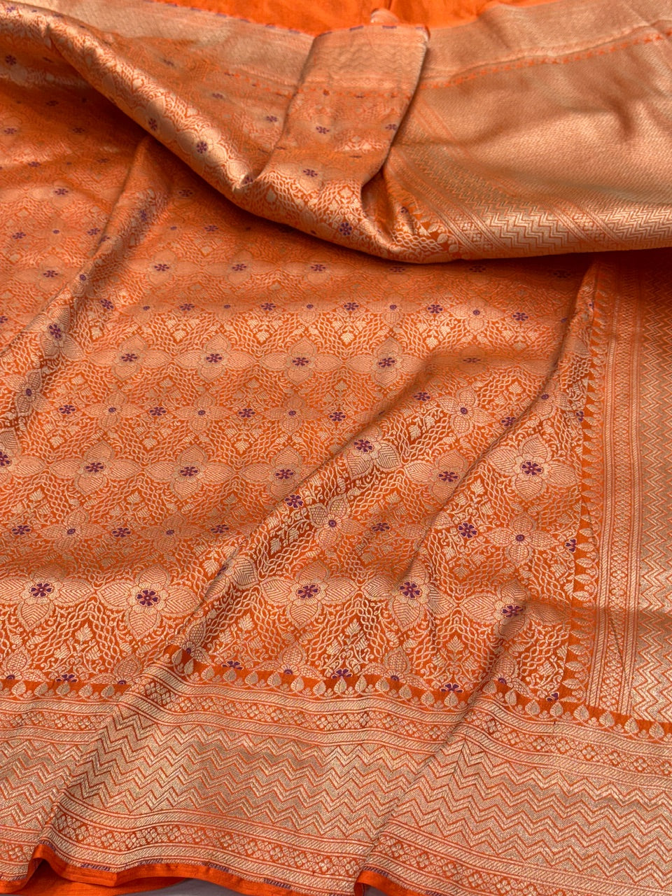 Banarasi Minakari Pure Silk Brocade Saree