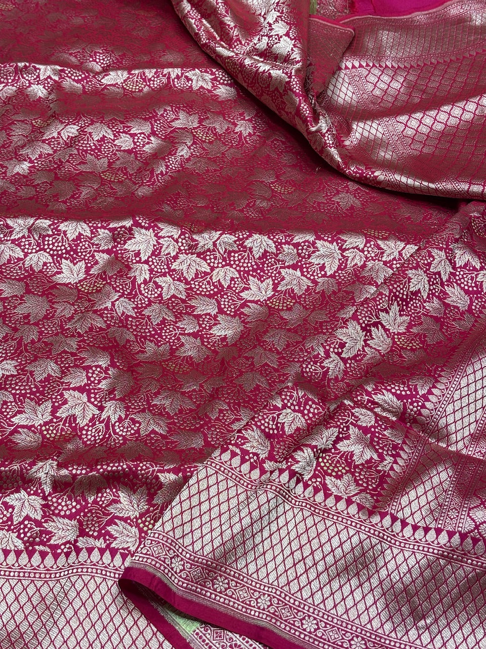 Banarasi Minakari Pure Silk Brocade Saree