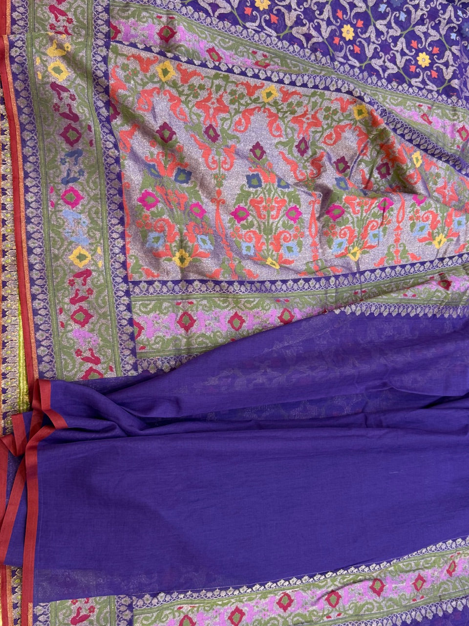 Banarasi Pure Muslin Cotton Jamdani Saree