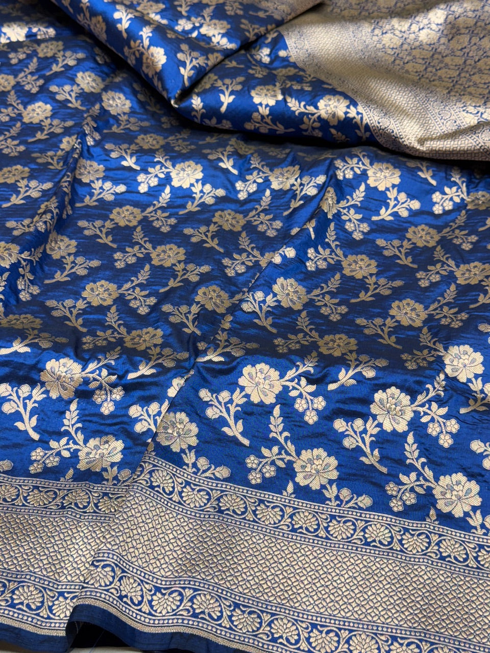 Wine Banarasi Pure Silk Saree
