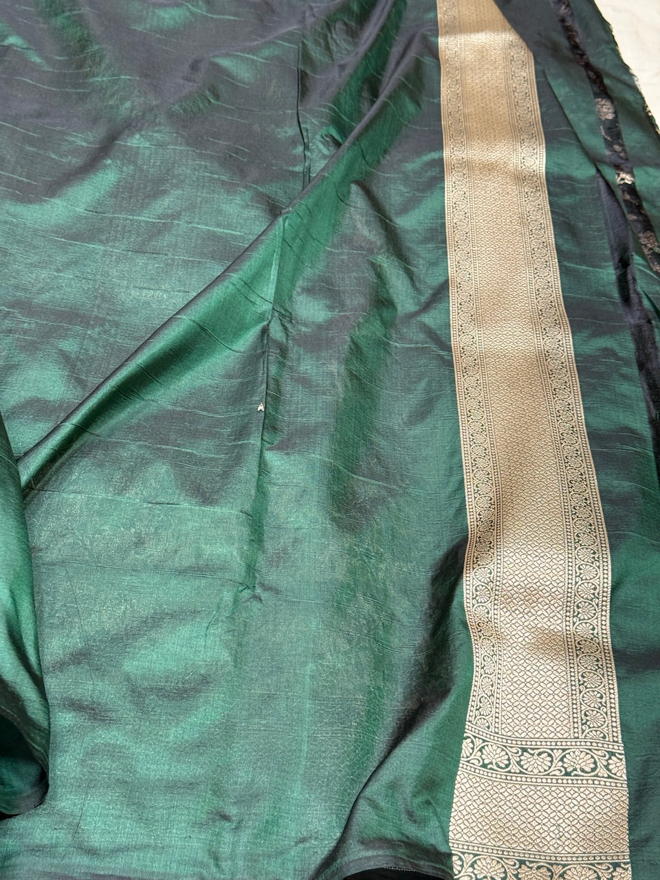 Wine Banarasi Pure Silk Saree