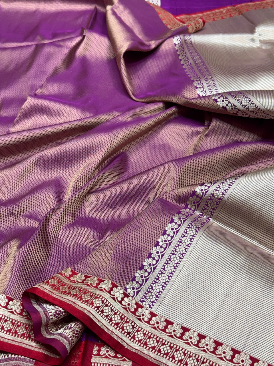 Handwoven Pure Silk Brocade Saree