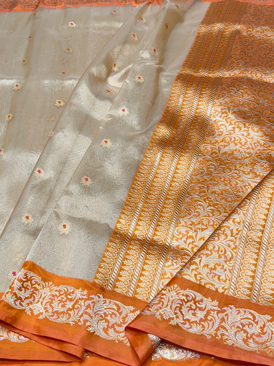 Handwoven Banarasi Pure Tissue Saree