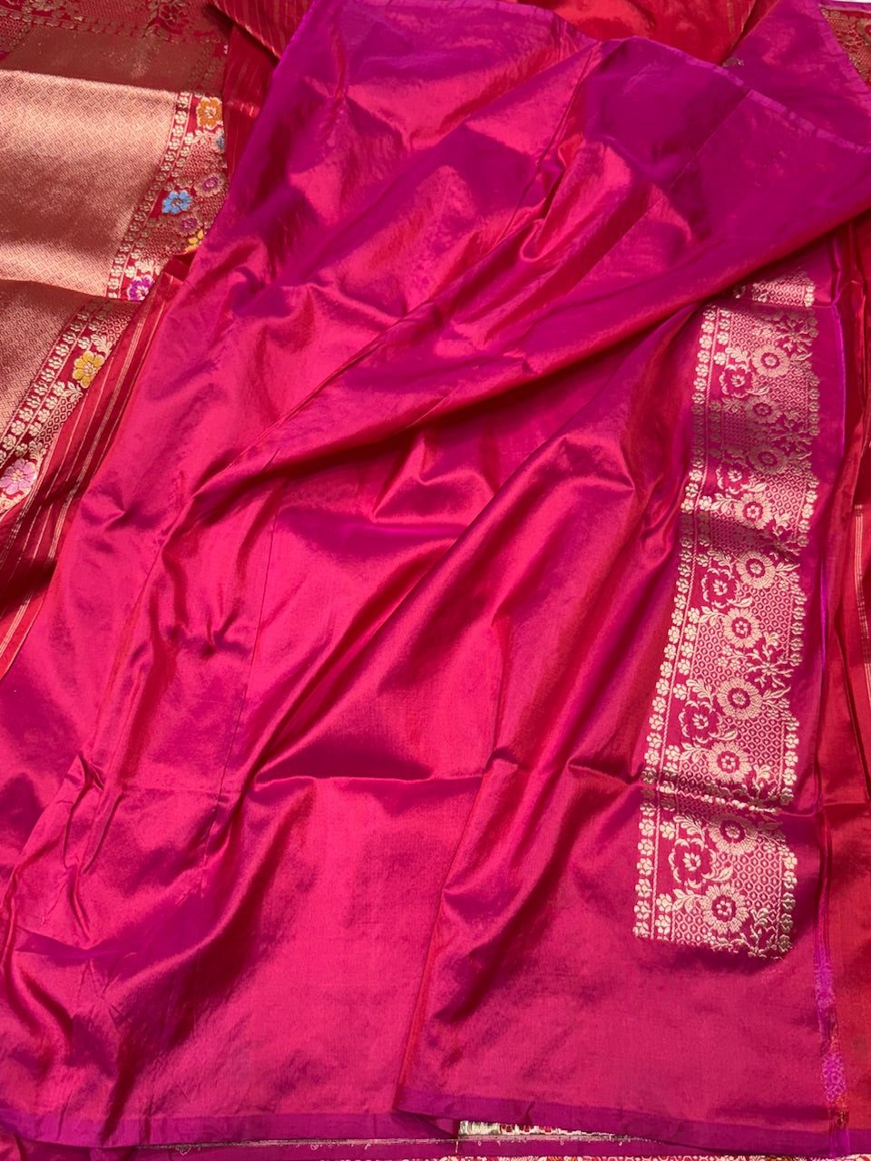 Red Handwoven Banarasi Pure Silk Saree