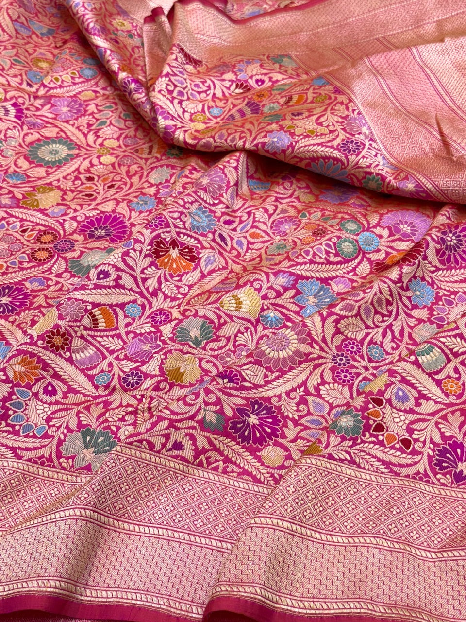 Handwoven Pure Silk Brocade Saree