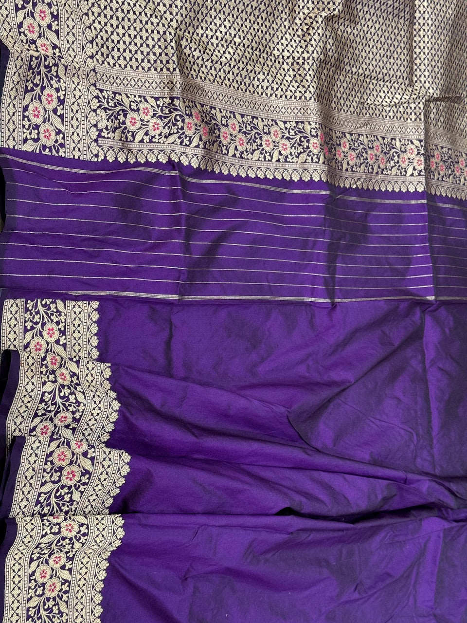 Handwoven Vintage Banarasi Pure Silk Saree
