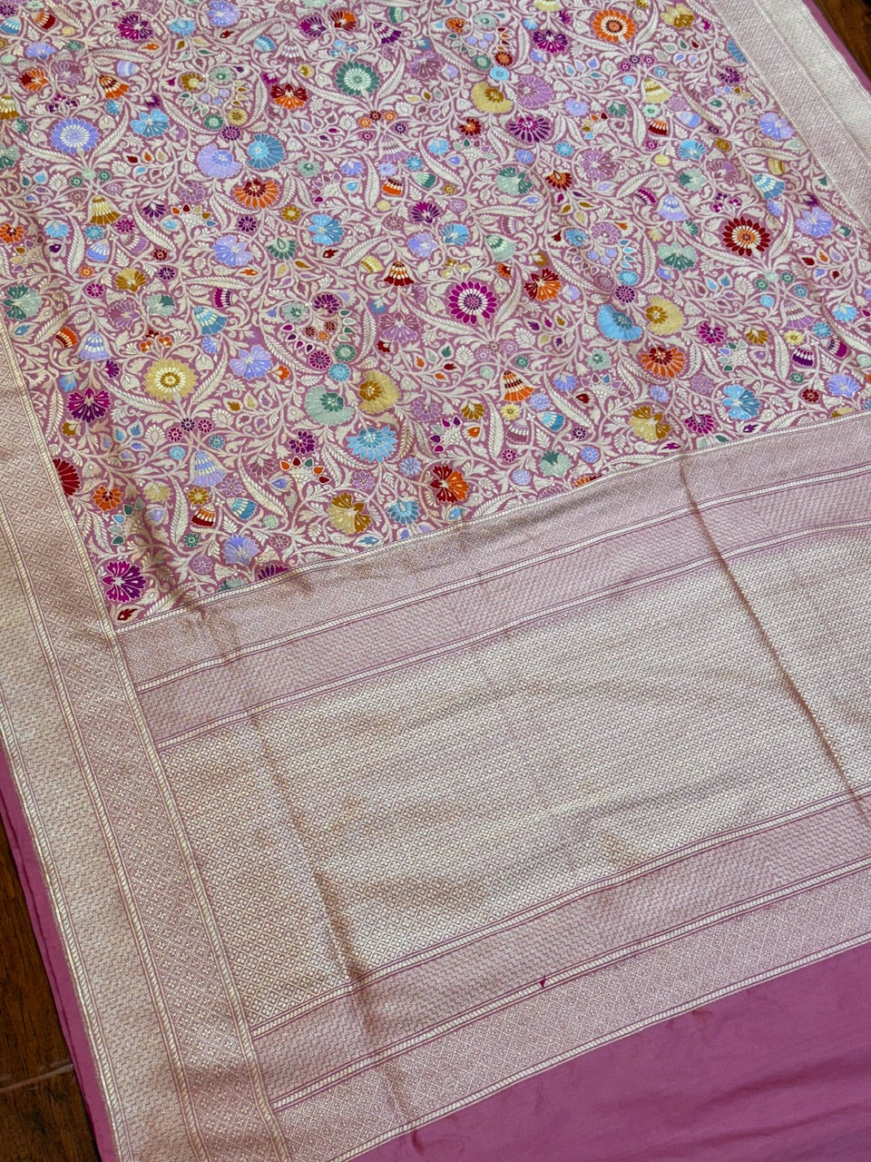 Handwoven Pure Silk Brocade Saree
