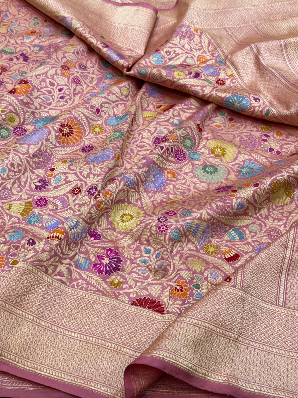 Handwoven Pure Silk Brocade Saree