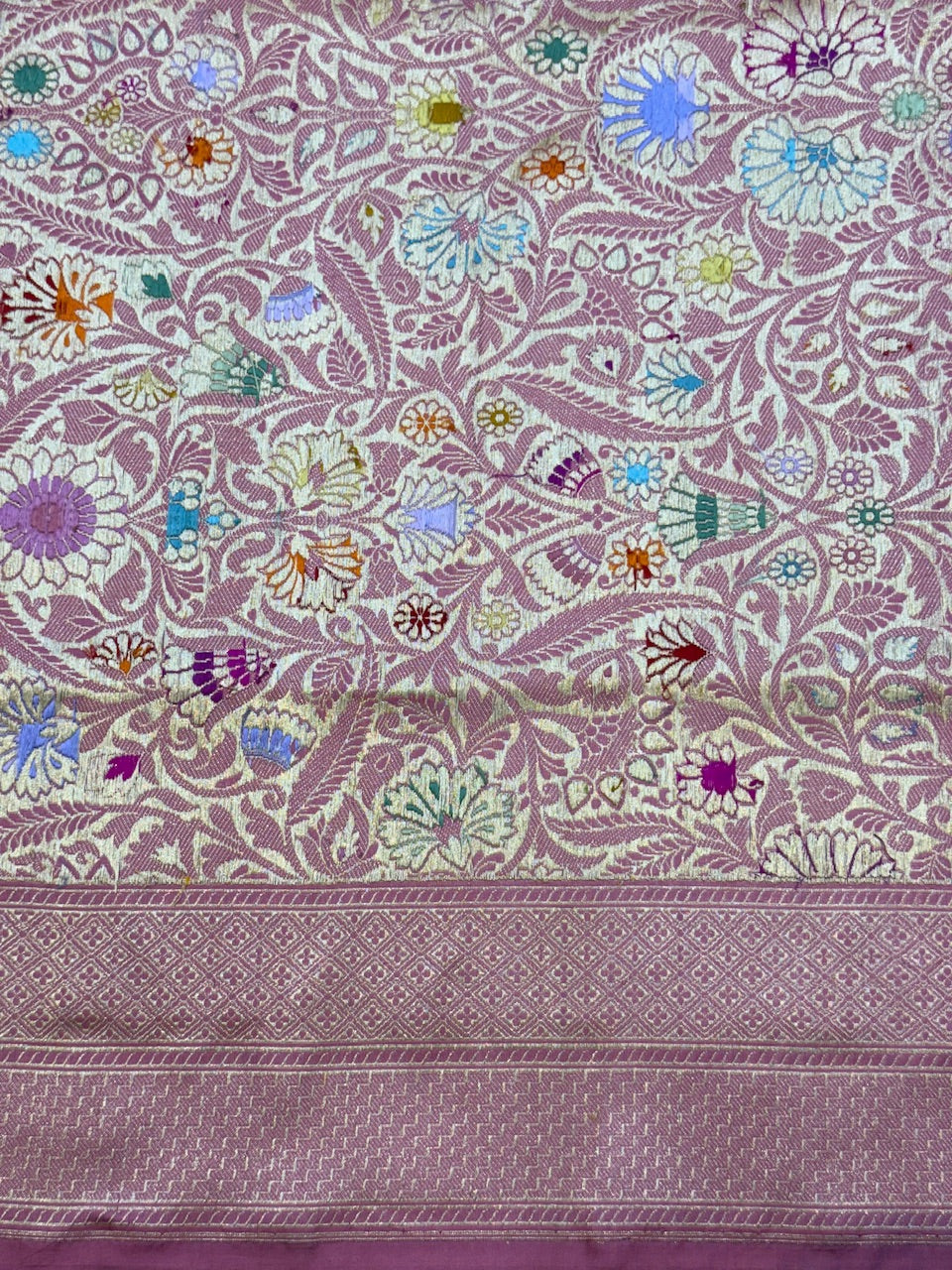 Handwoven Pure Silk Brocade Saree