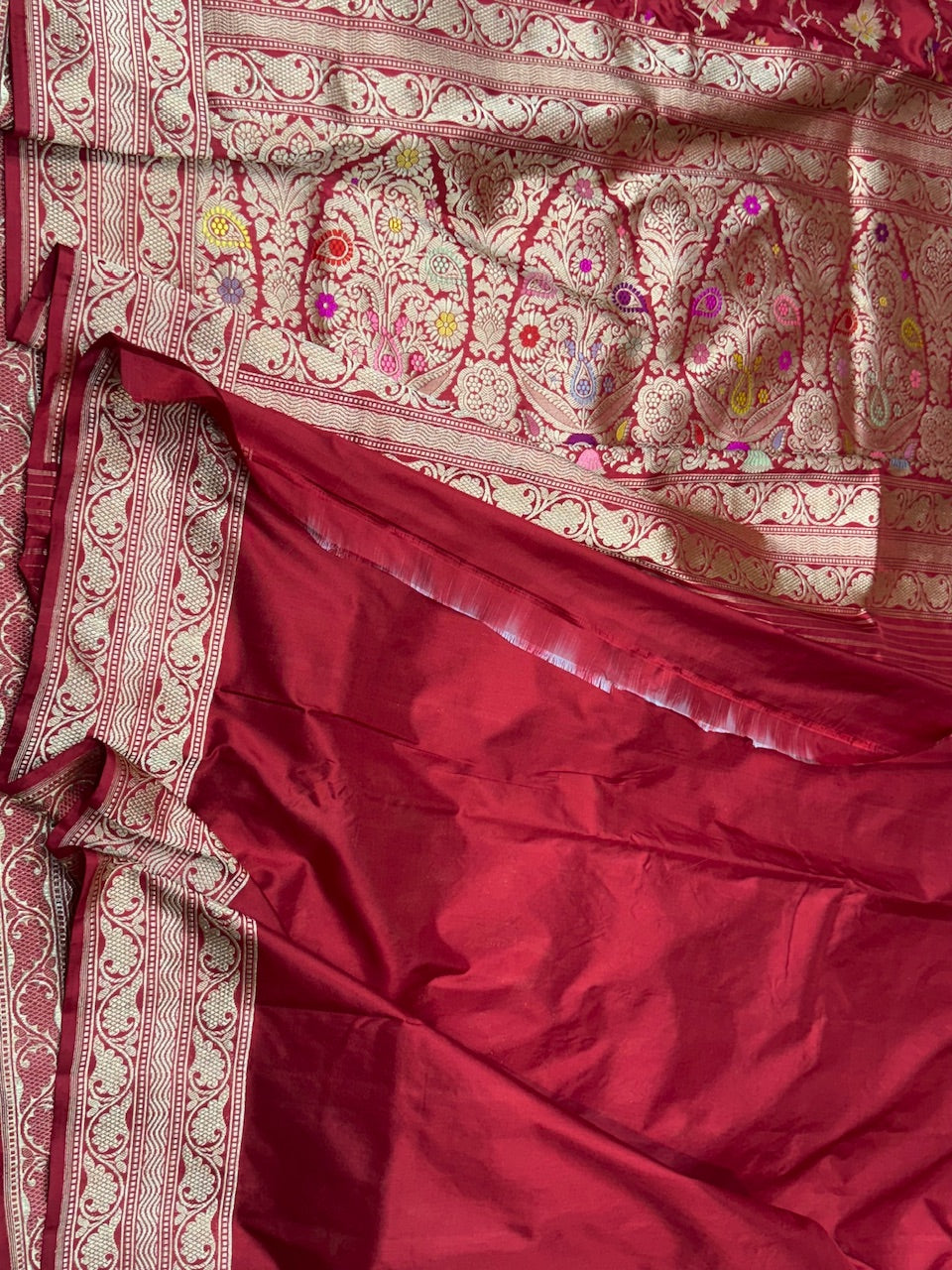 Red Handwoven Pure Silk Saree