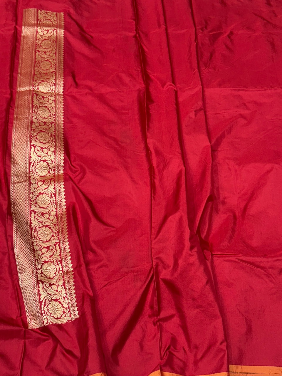 Red Handwoven Banarasi Pure Silk Saree