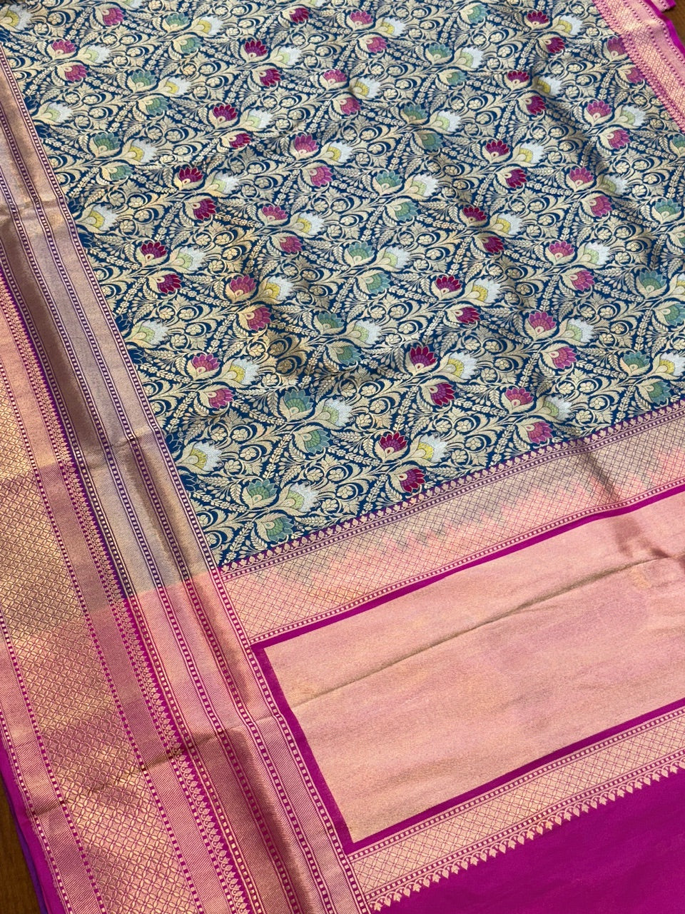 Handwoven Pure Banarasi Brocade Saree