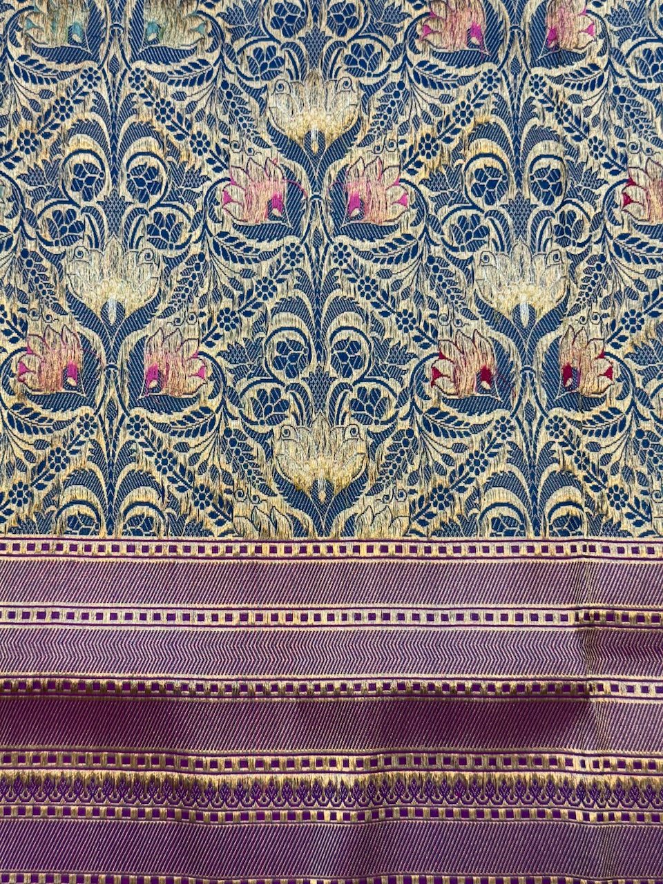 Handwoven Pure Banarasi Brocade Saree