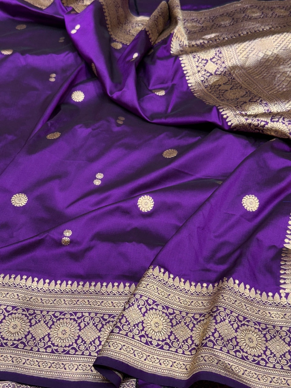 Handwoven Vintage Banarasi Pure Silk Saree