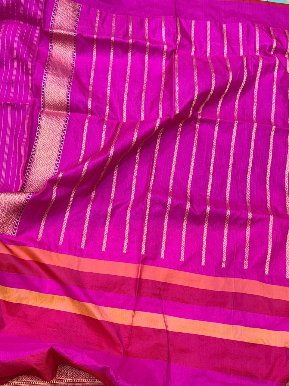 Handwoven Ektara Banarasi Pure Silk Saree