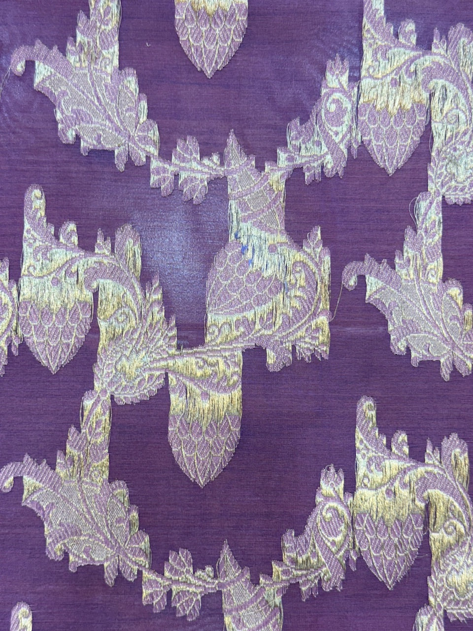 Lavender Handwoven Banarasi Pure Organza Saree