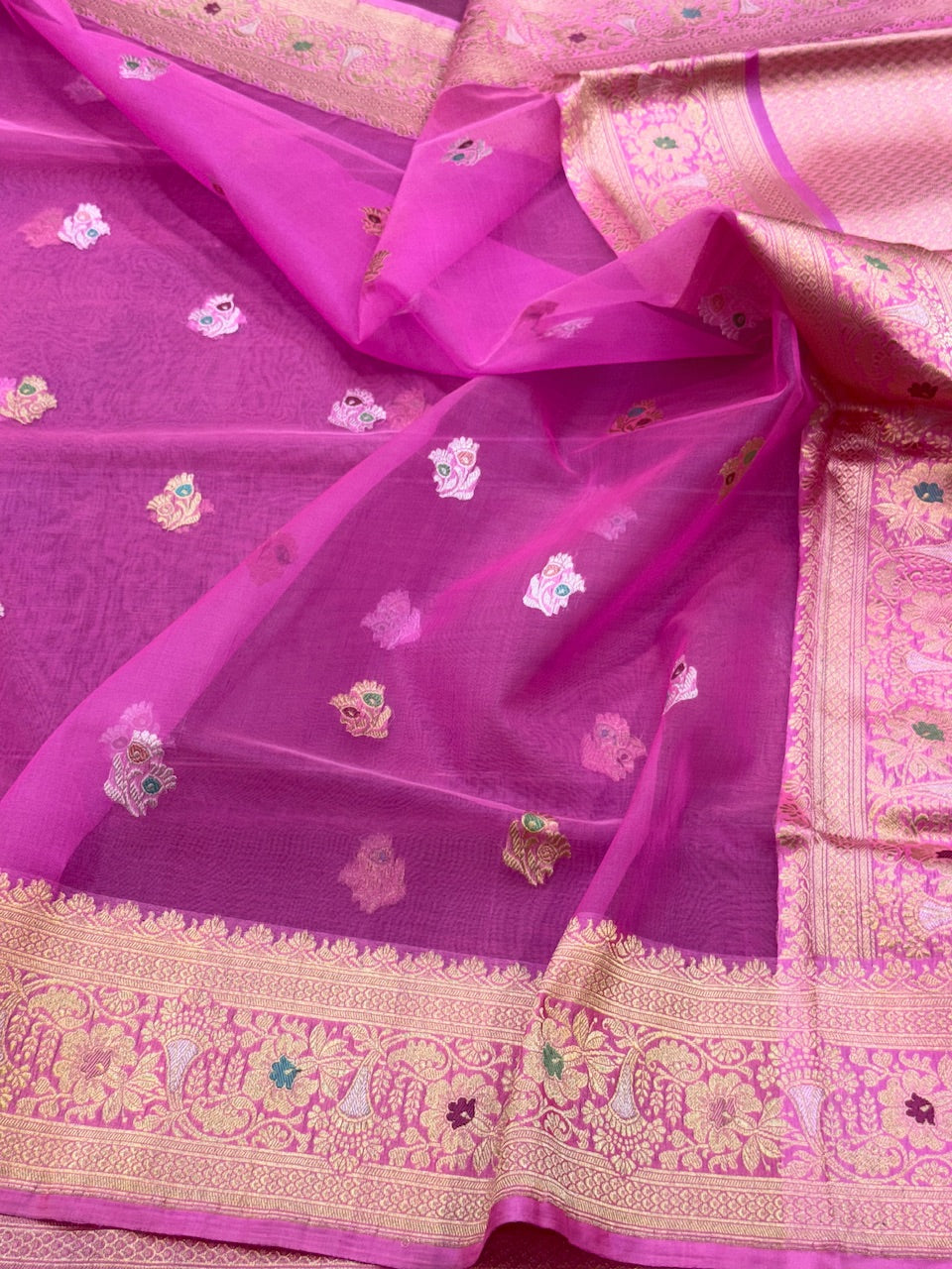 Handwoven Banarasi Pure Organza Saree