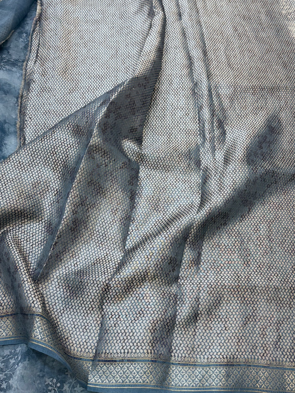 Printed Pure Organza Silk Saree