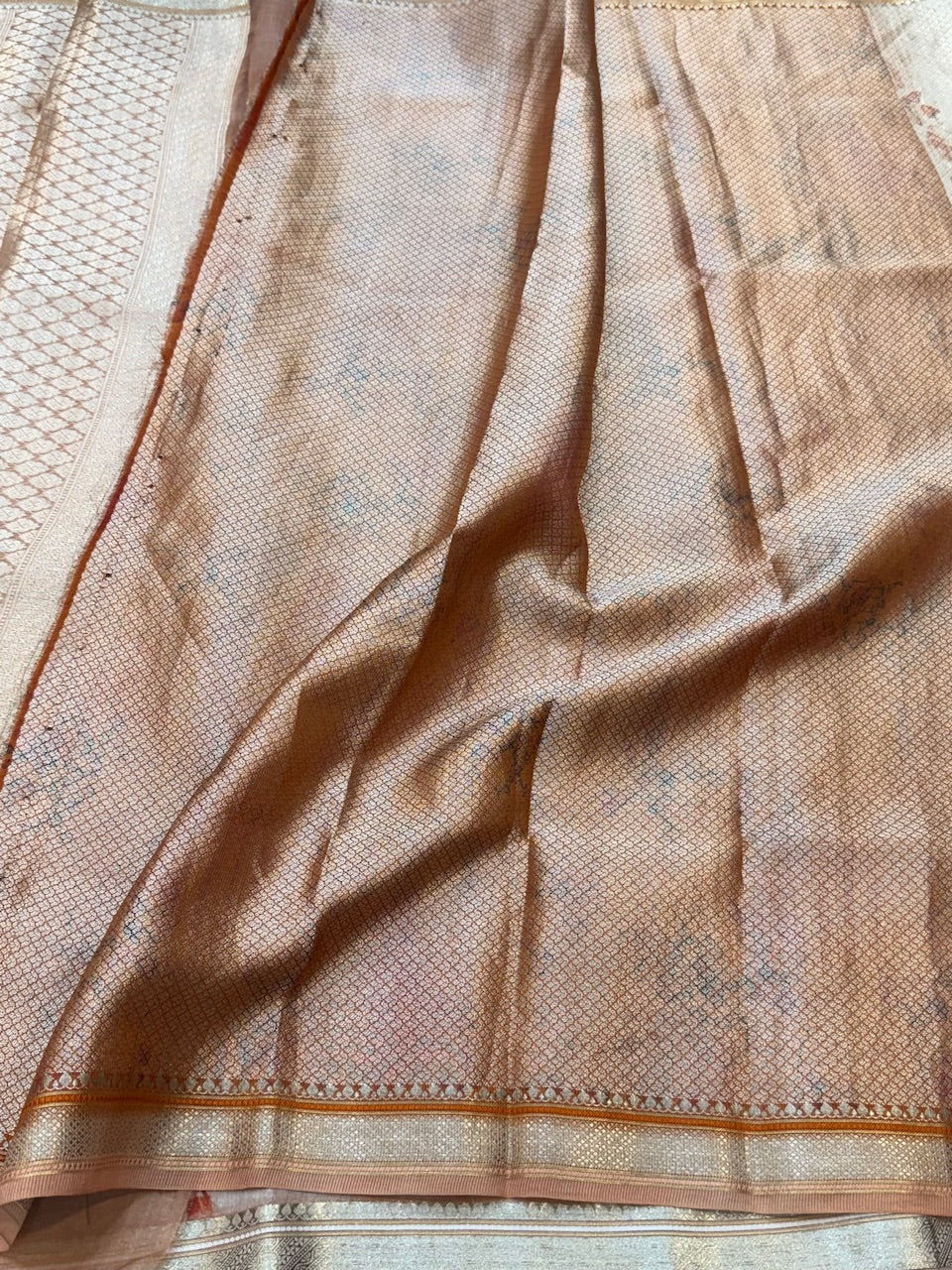 Printed Pure Organza Silk Saree