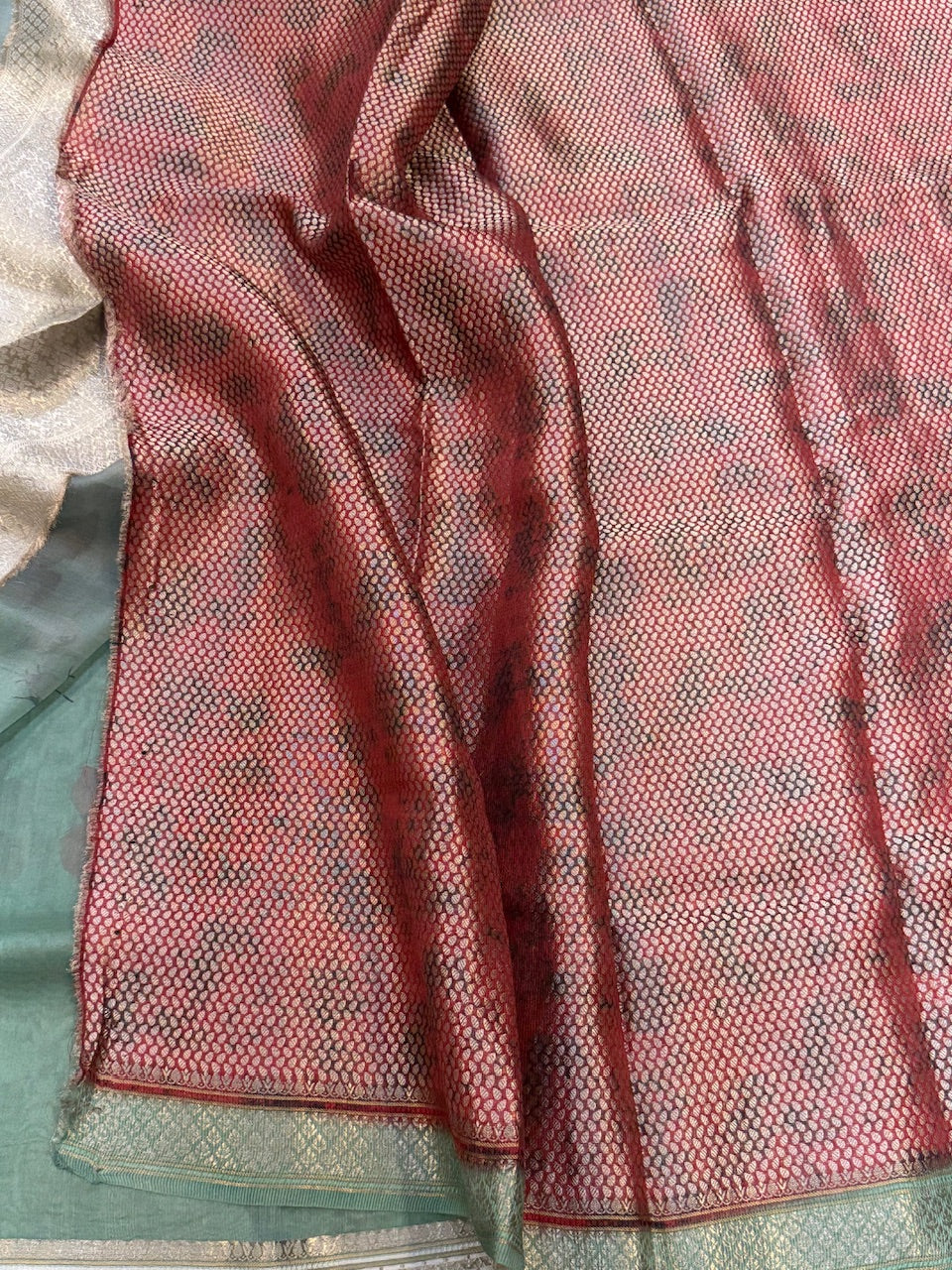 Printed Pure Organza Silk Saree