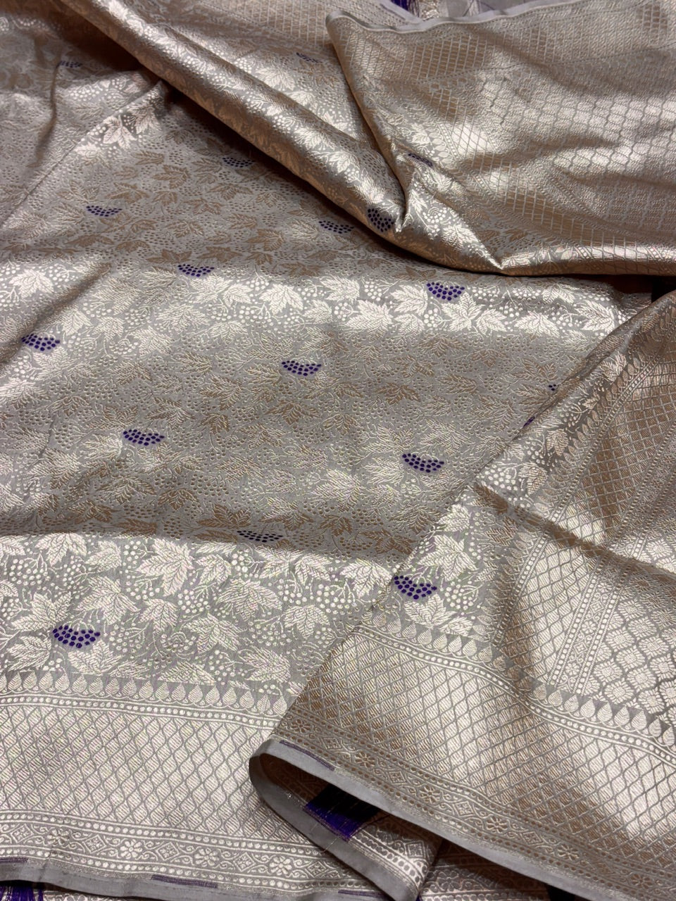 Banarasi Minakari Pure Silk Brocade Saree