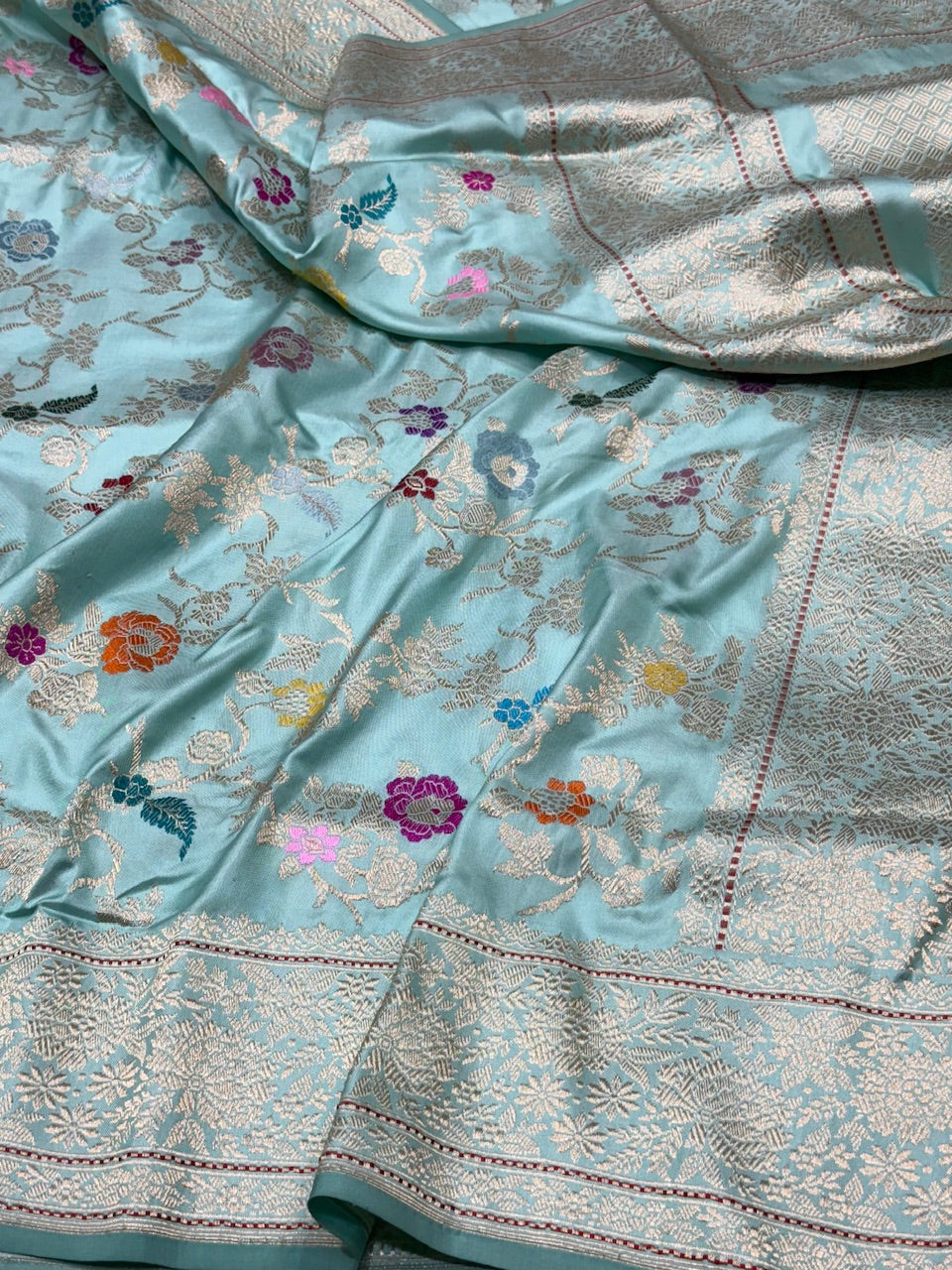 Handwoven Banarasi Ektara Silk Saree
