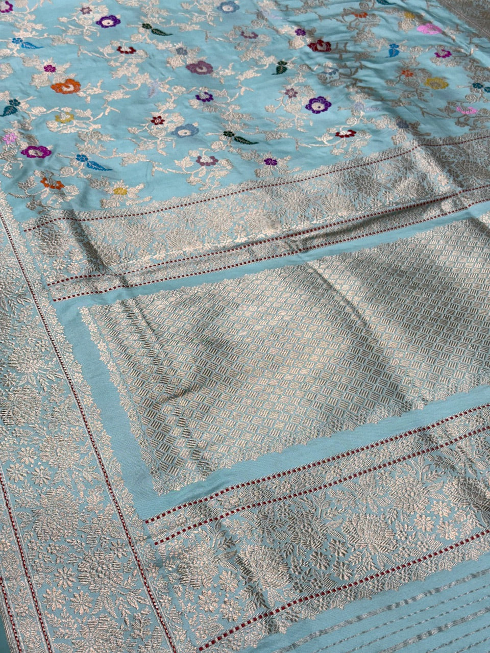 Handwoven Banarasi Ektara Silk Saree