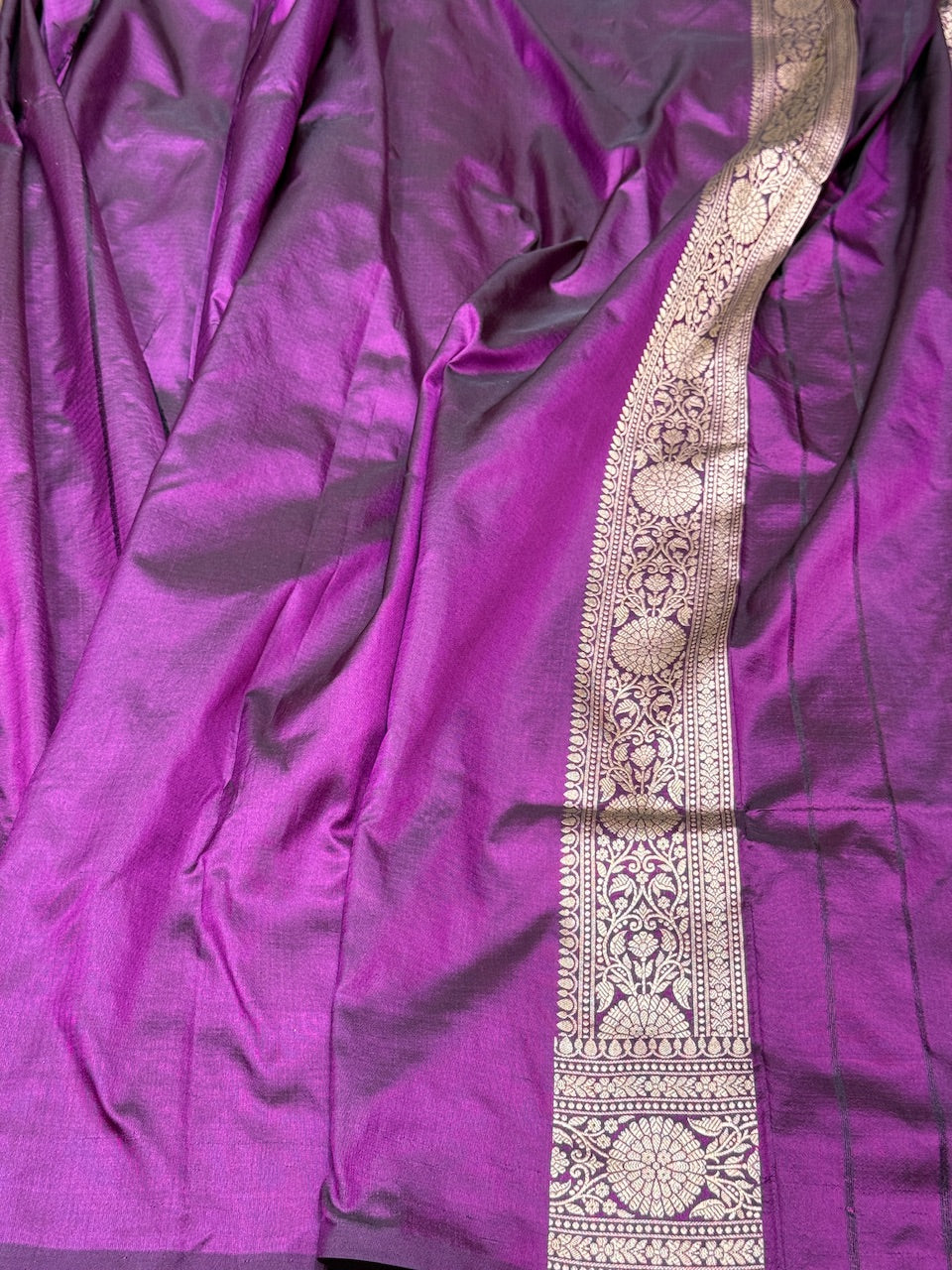 Banarasi Minakari Pure Silk Brocade Saree