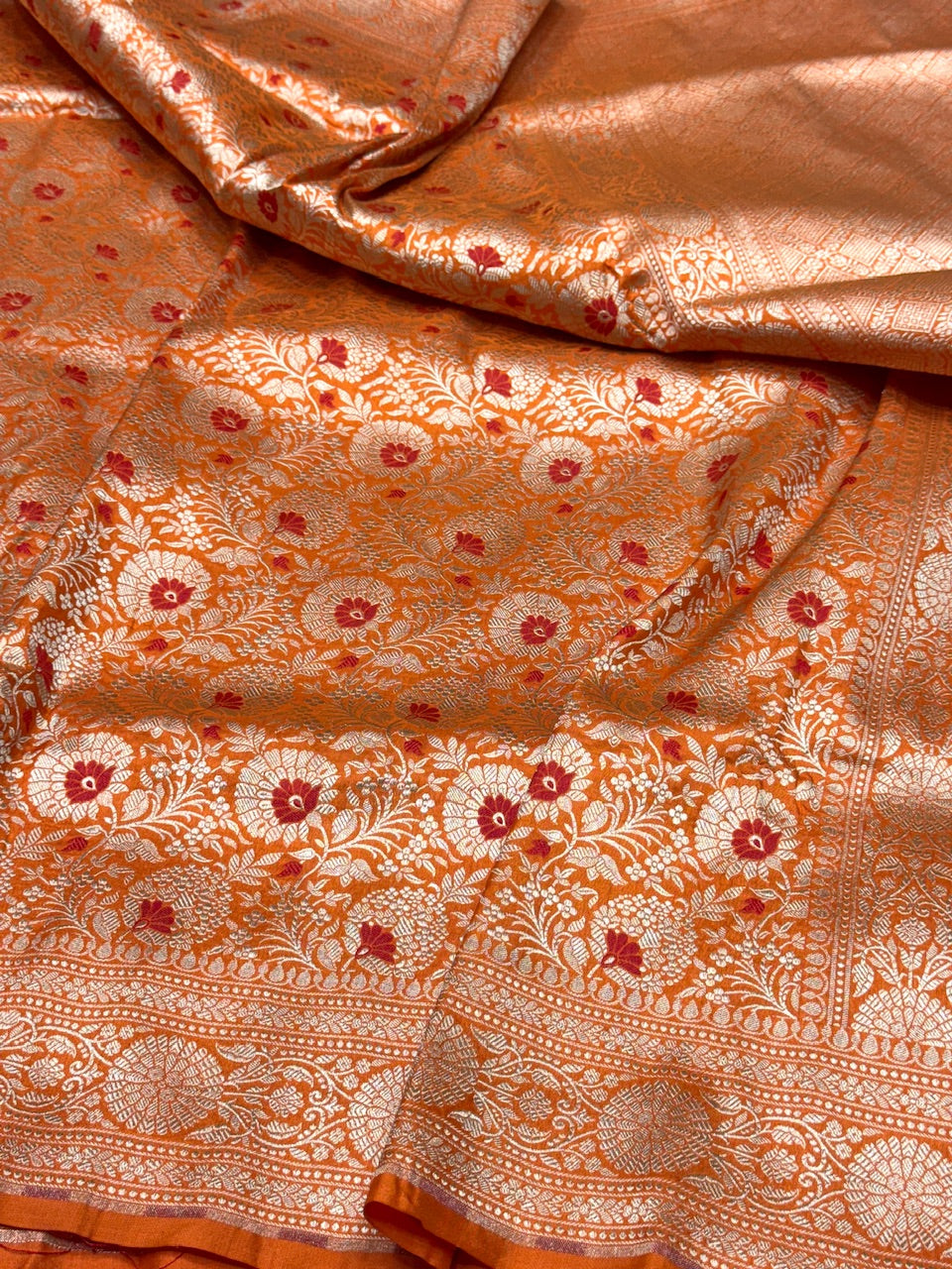 Banarasi Minakari Pure Katan Silk Brocade Saree