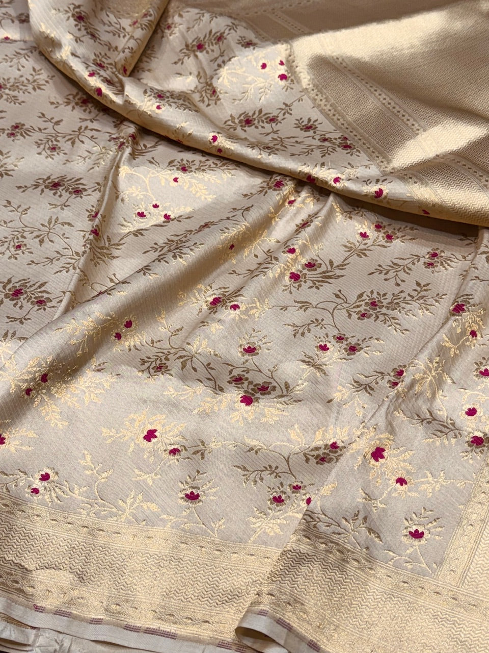 Banarasi Minakari Pure Silk Brocade Saree