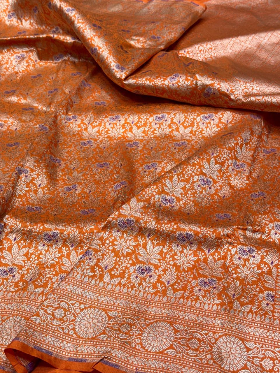 Banarasi Minakari Pure Katan Silk Brocade Saree