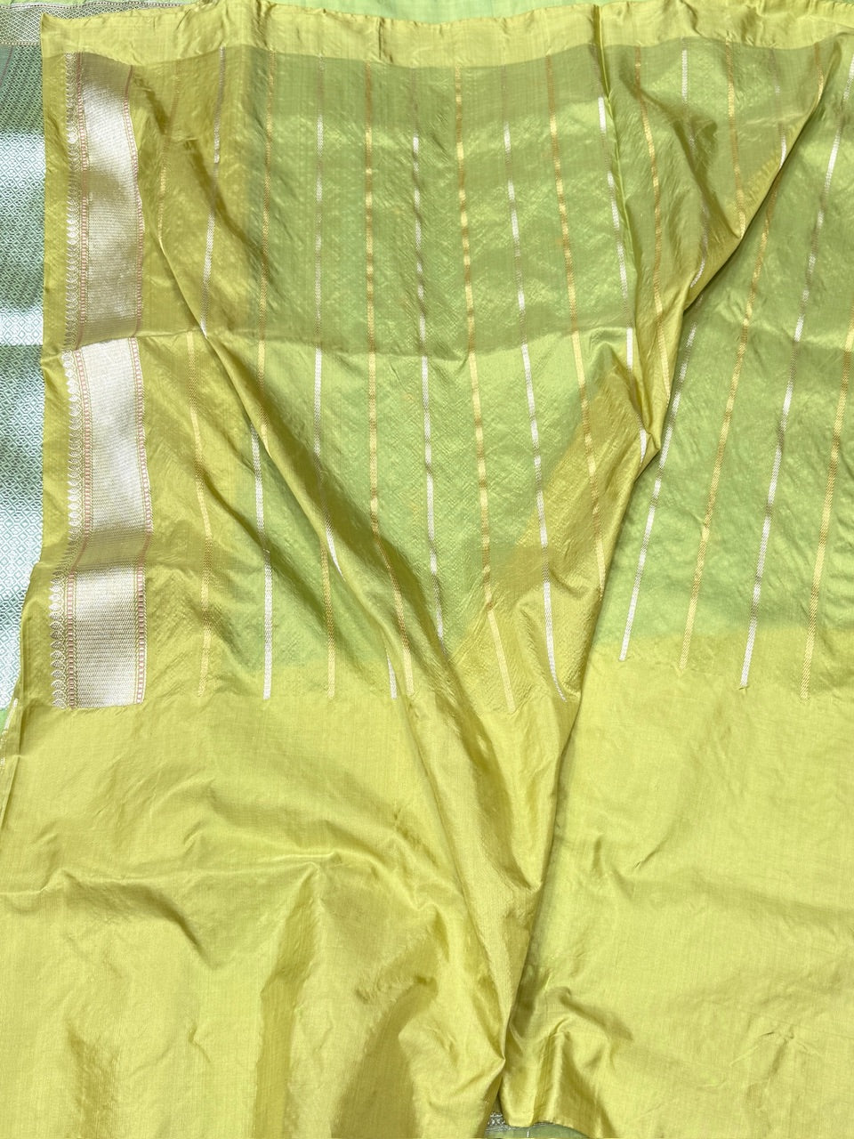 Sky Blue Handwoven Banarasi Pure Organza Saree