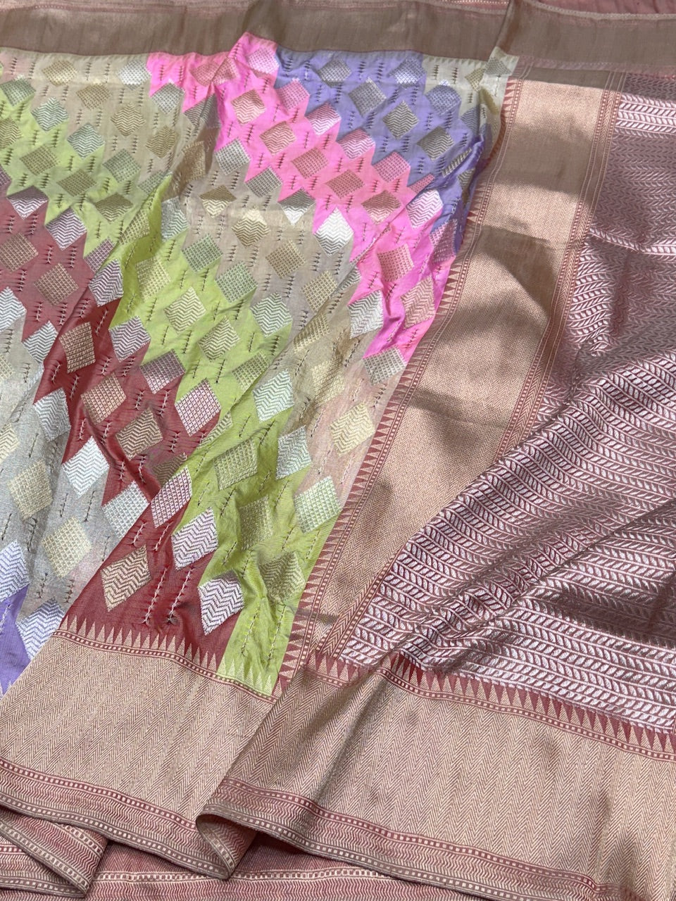 Rangkaat Handwoven Pure Banarasi Saree