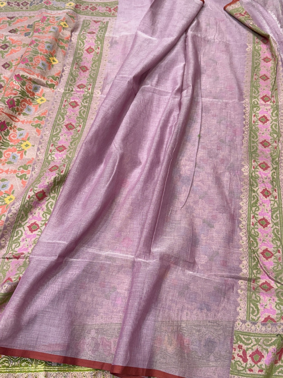 Banarasi Pure Muslin Cotton Jamdani Saree