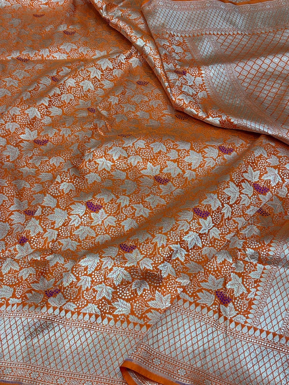 Banarasi Minakari Pure Silk Brocade Saree